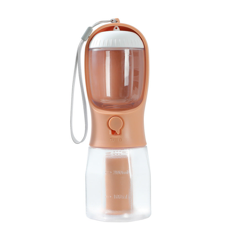 Pet Travel Cup: 3-in-1 Water, Food & Garbage Solution