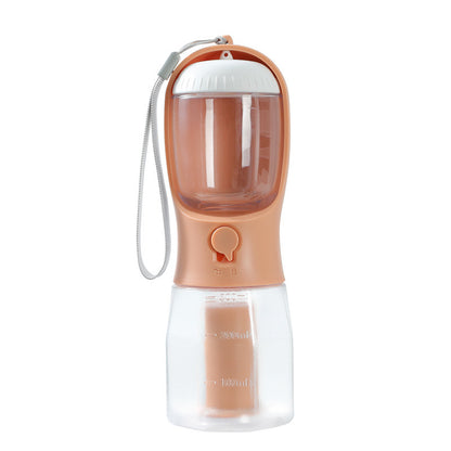 Pet Travel Cup: 3-in-1 Water, Food & Garbage Solution