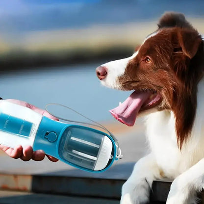Pet Travel Cup: 3-in-1 Water, Food & Garbage Solution