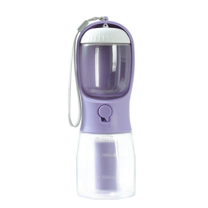 Pet Travel Cup: 3-in-1 Water, Food & Garbage Solution